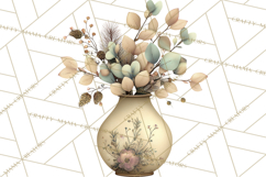 Hygge Winter Home Clipart PNG Neutral Cozy Decor Product Image 4