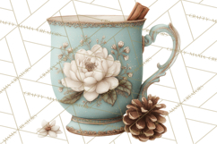 Hygge Winter Home Clipart PNG Neutral Cozy Decor Product Image 3