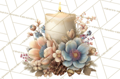 Hygge Winter Home Clipart PNG Neutral Cozy Decor Product Image 3