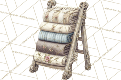 Hygge Winter Home Clipart PNG Neutral Cozy Decor Product Image 5