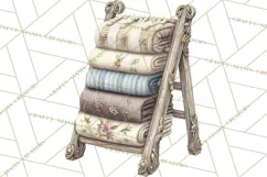Hygge Winter Home Clipart PNG Neutral Cozy Decor Product Image 5