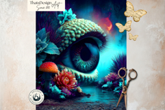 Psychedelic Fantasy Mushroom Clipart PNG For RPG Crafts Product Image 9