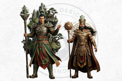 Vietnamese Heroes Clipart for Scrapbooking and Sublimation Product Image 10