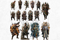 Vietnamese Heroes Clipart for Scrapbooking and Sublimation Product Image 4