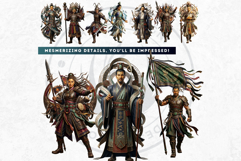 Vietnamese Heroes Clipart for Scrapbooking and Sublimation Product Image 6