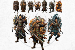 Vietnamese Heroes Clipart for Scrapbooking and Sublimation Product Image 7