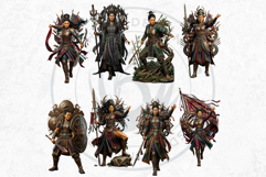 Vietnamese Heroes Clipart for Scrapbooking and Sublimation Product Image 8