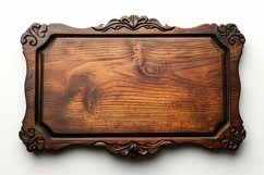 Vintage Wooden Nameplate Signboard Product Image 1