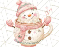 Christmas Hot Cocoa Mug Clipart PNG, Holiday Cup Art Product Image 3