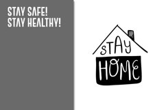 Stay Home_Graphic ART_PNG &amp; JPEG file Product Image 2