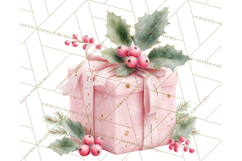 Christmas Gifts Clipart PNG, Realistic Holiday Presents Product Image 5
