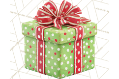 Christmas Gifts Clipart PNG, Realistic Holiday Presents Product Image 2