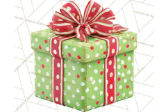 Christmas Gifts Clipart PNG, Realistic Holiday Presents Product Image 2