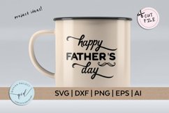 Happy Fathers Day Cut files for Fathers Day Gift Craft SVG Product Image 1