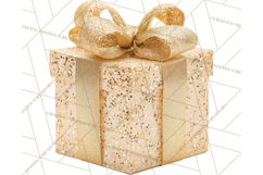 Christmas Gifts Clipart PNG, Realistic Holiday Presents Product Image 3