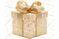 Christmas Gifts Clipart PNG, Realistic Holiday Presents Product Image 3
