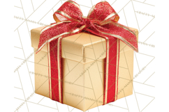 Christmas Gifts Clipart PNG, Realistic Holiday Presents Product Image 4