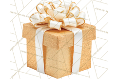 Christmas Gifts Clipart PNG, Realistic Holiday Presents Product Image 5