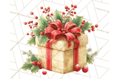 Christmas Gifts Clipart PNG, Realistic Holiday Presents Product Image 2