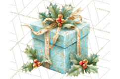 Christmas Gifts Clipart PNG, Realistic Holiday Presents Product Image 3