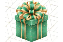 Christmas Gifts Clipart PNG, Realistic Holiday Presents Product Image 3