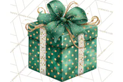 Christmas Gifts Clipart PNG, Realistic Holiday Presents Product Image 4