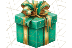 Christmas Gifts Clipart PNG, Realistic Holiday Presents Product Image 5