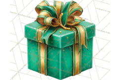 Christmas Gifts Clipart PNG, Realistic Holiday Presents Product Image 5