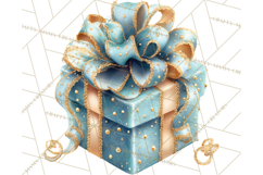 Christmas Gifts Clipart PNG, Realistic Holiday Presents Product Image 2