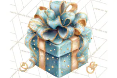Christmas Gifts Clipart PNG, Realistic Holiday Presents Product Image 2