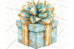 Christmas Gifts Clipart PNG, Realistic Holiday Presents Product Image 3