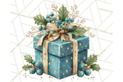 Christmas Gifts Clipart PNG, Realistic Holiday Presents Product Image 4