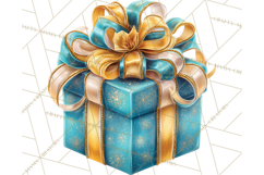 Christmas Gifts Clipart PNG, Realistic Holiday Presents Product Image 5