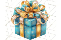 Christmas Gifts Clipart PNG, Realistic Holiday Presents Product Image 5