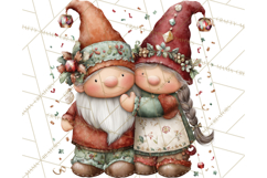 Winter Metallic New Year Gnomes PNG Clipart Product Image 5