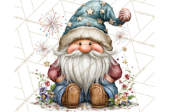 Winter Metallic New Year Gnomes PNG Clipart Product Image 2