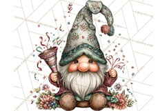 Winter Metallic New Year Gnomes PNG Clipart Product Image 5