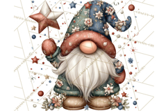 Winter Metallic New Year Gnomes PNG Clipart Product Image 4