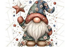 Winter Metallic New Year Gnomes PNG Clipart Product Image 4