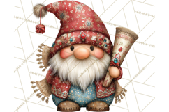 Winter Metallic New Year Gnomes PNG Clipart Product Image 4