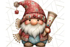 Winter Metallic New Year Gnomes PNG Clipart Product Image 4