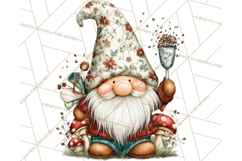 Winter Metallic New Year Gnomes PNG Clipart Product Image 4