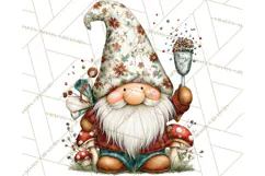 Winter Metallic New Year Gnomes PNG Clipart Product Image 4