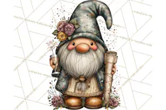 Winter Metallic New Year Gnomes PNG Clipart Product Image 5