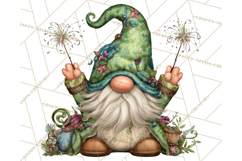 Winter Metallic New Year Gnomes PNG Clipart Product Image 5