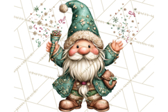 Winter Metallic New Year Gnomes PNG Clipart Product Image 3