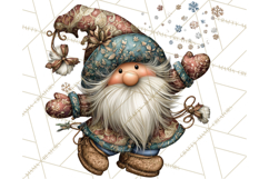Winter Metallic New Year Gnomes PNG Clipart Product Image 4
