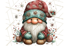 Winter Metallic New Year Gnomes PNG Clipart Product Image 2