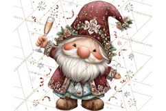 Winter Metallic New Year Gnomes PNG Clipart Product Image 3