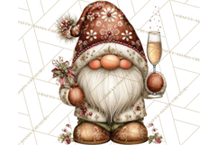 Winter Metallic New Year Gnomes PNG Clipart Product Image 2